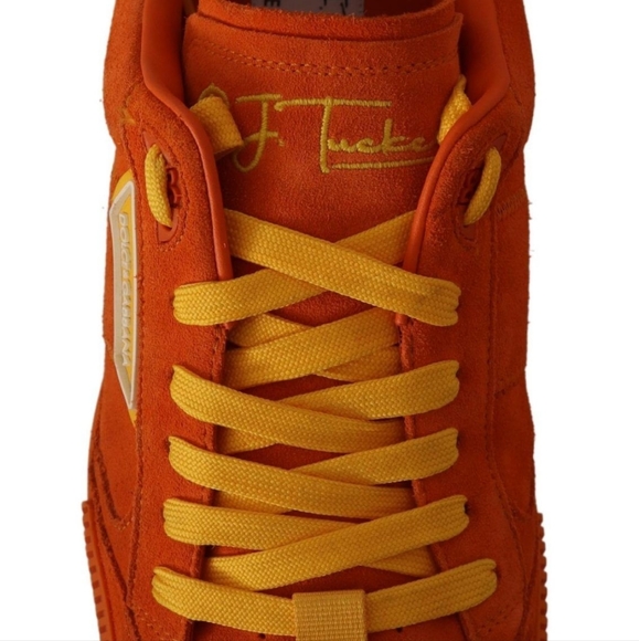 DOLCE & GABBANAOrange Leather P.J. Tucker Sneakers Sneakers - Picture 9 of 10